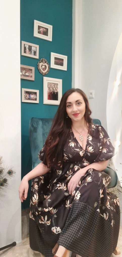 Vocal coach Maria Rouka